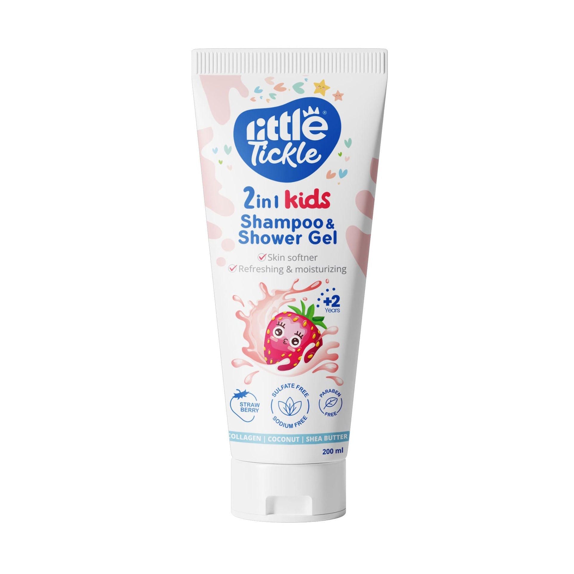 Little Tickle 2 in 1 Kids Strawberry Shampoo & Shower Gel - 200ml - Bloom Pharmacy