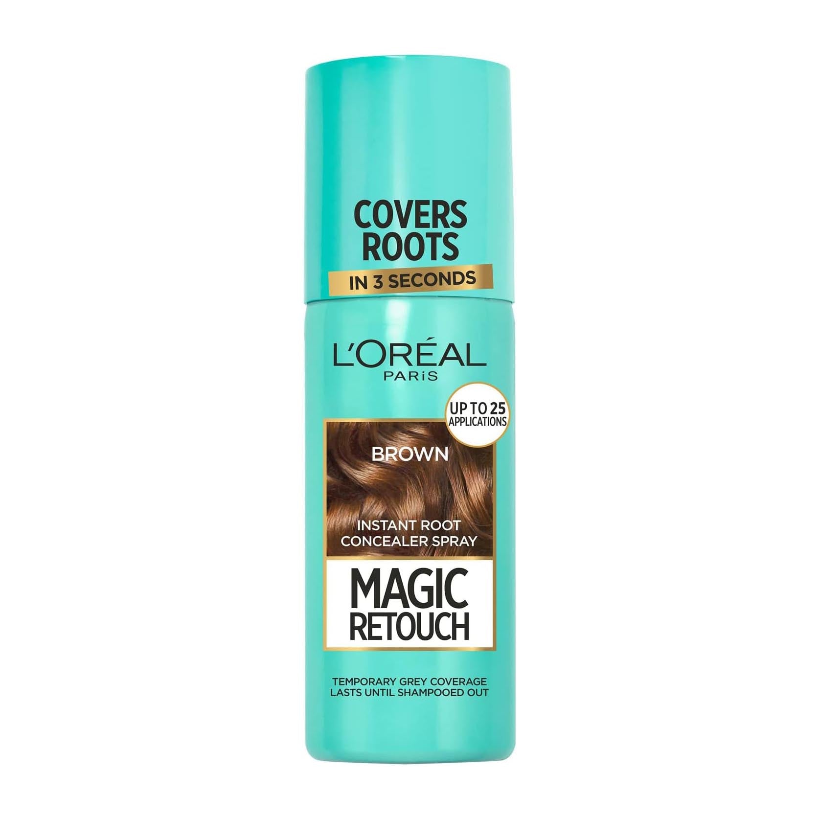L'Oreal Magic Retouch Brown Temporary Root Concealer Spray – 75ml - Bloom Pharmacy