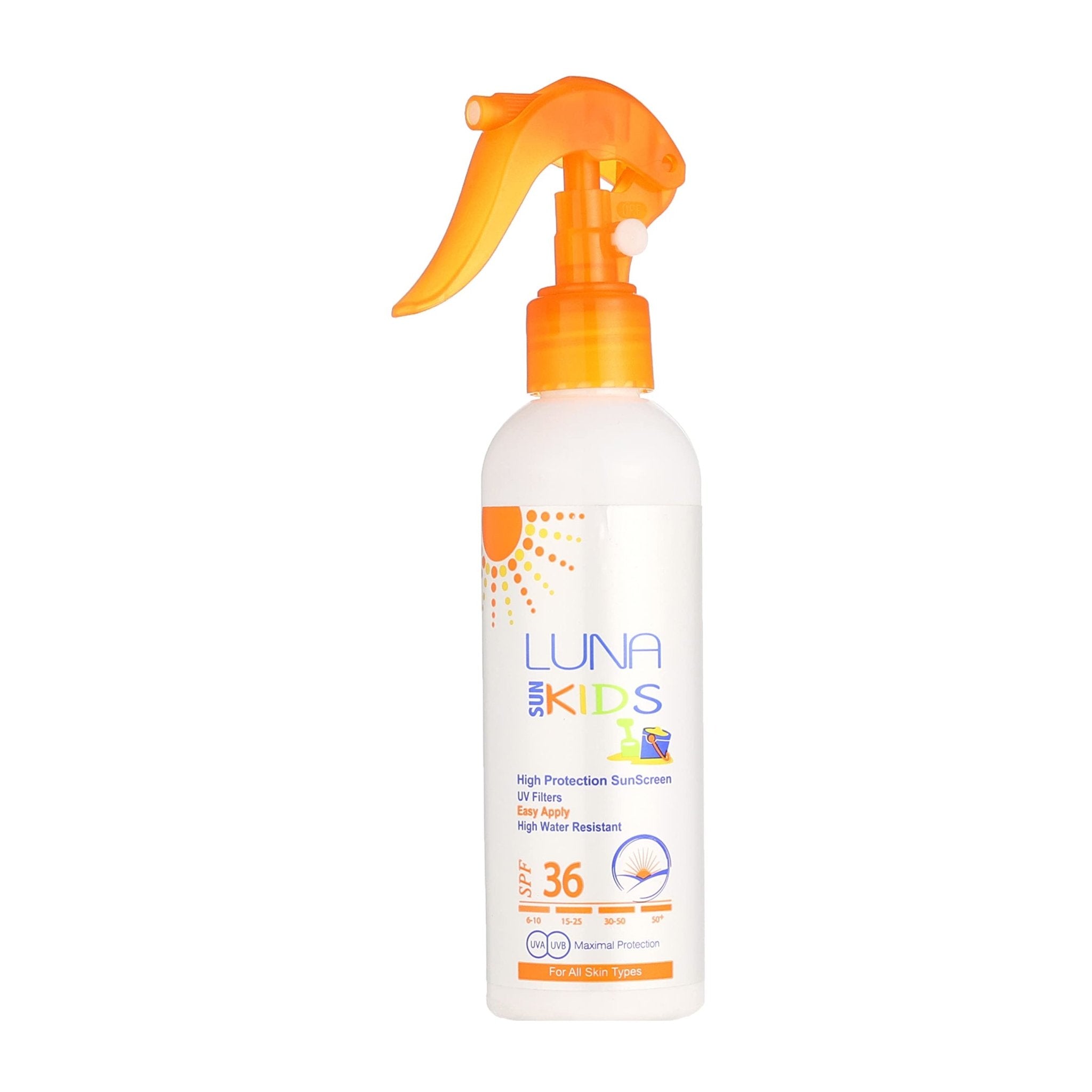 Luna Kids SPF 36 Sunscreen Spray – 165ml - Bloom Pharmacy