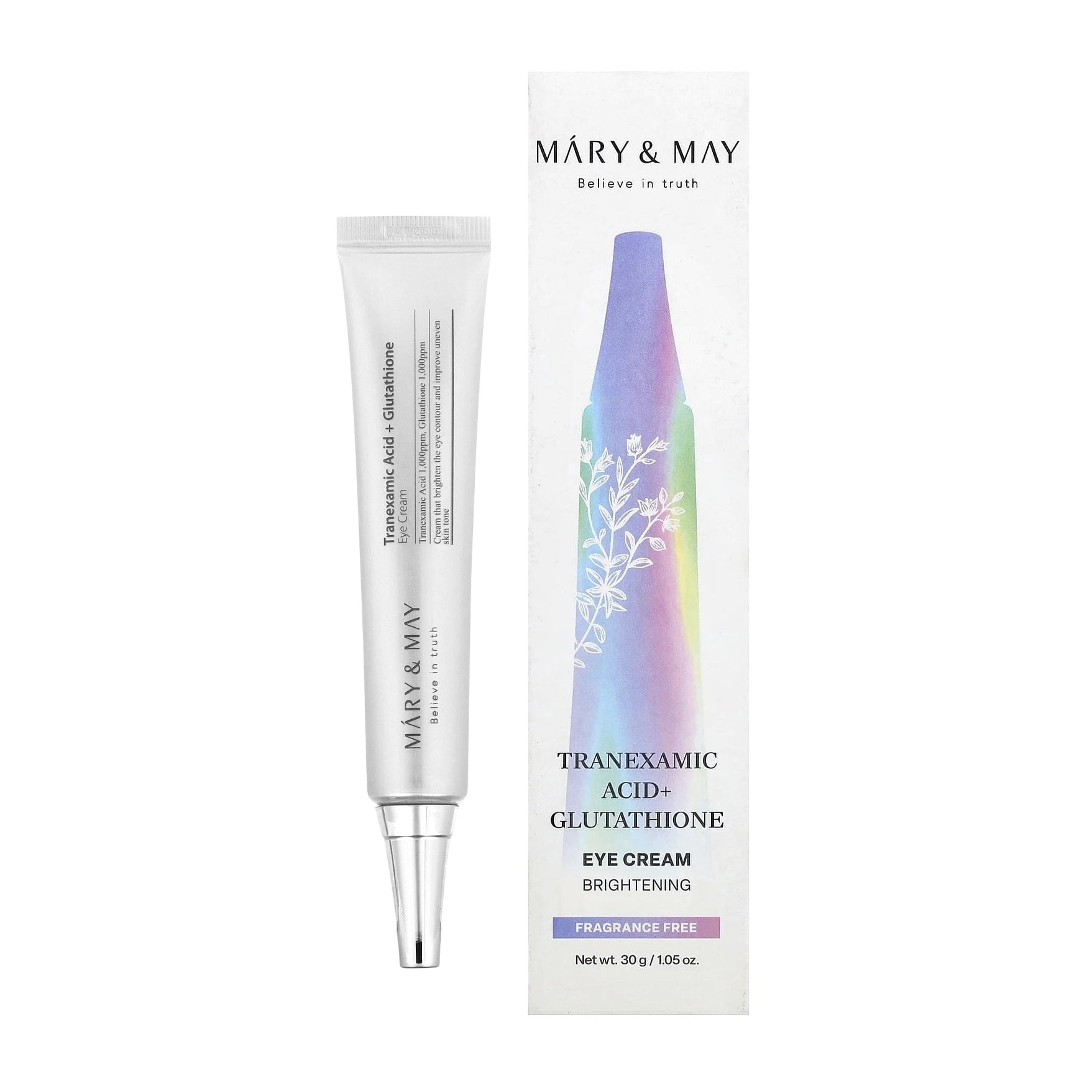 Mary & May Tranexamic Acid + Glutathione Eye Cream - 30gm - Bloom Pharmacy