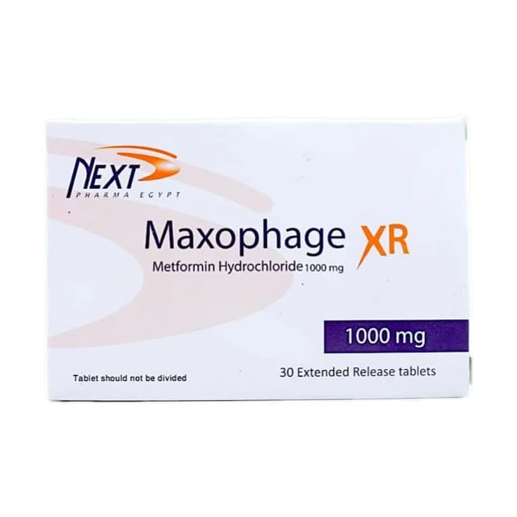 Maxophage Xr 1000 mg - 30 Tablets - Bloom Pharmacy