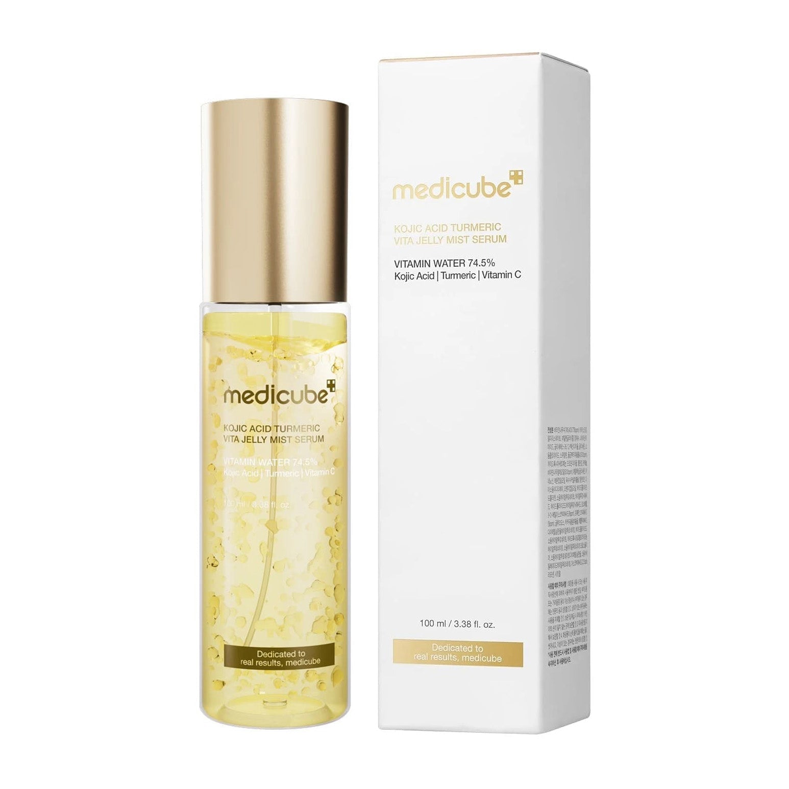 Medicube Kojic Acid Turmeric Vitamin Gold Jelly Mist Serum - 100ml - Bloom Pharmacy
