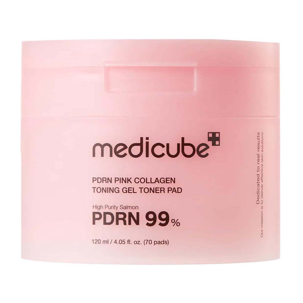 Medicube Pdrn Pink Collagen Toning Gel Toner Pad 120ml - 70 Pads - Bloom Pharmacy