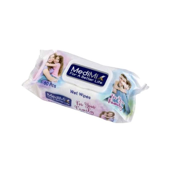 Medimix Family Wet Wipes - 80Pcs - Bloom Pharmacy