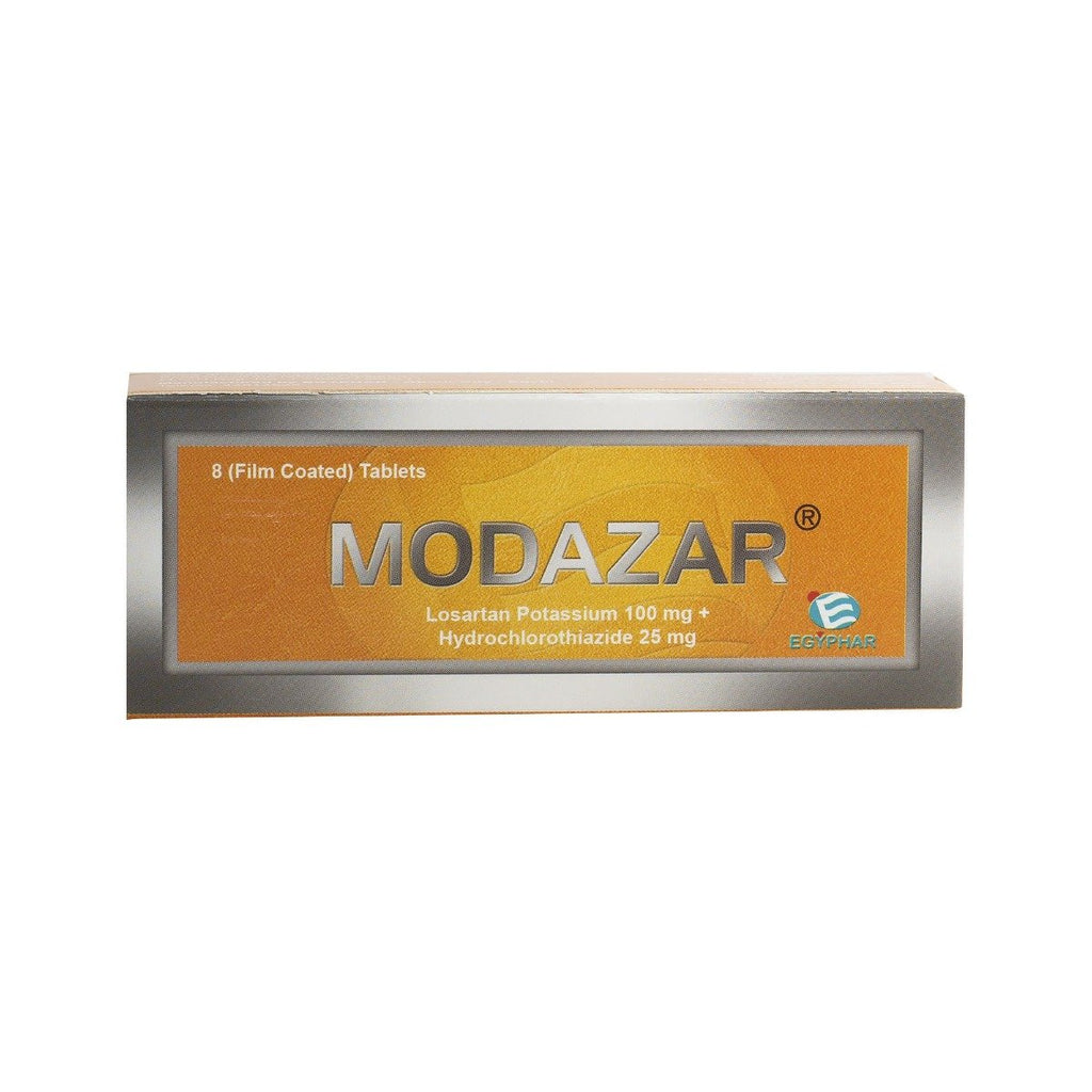 Modazar Tablet Modazar 100 mg/25 mg - 8 Tablets | Bloom Pharmacy