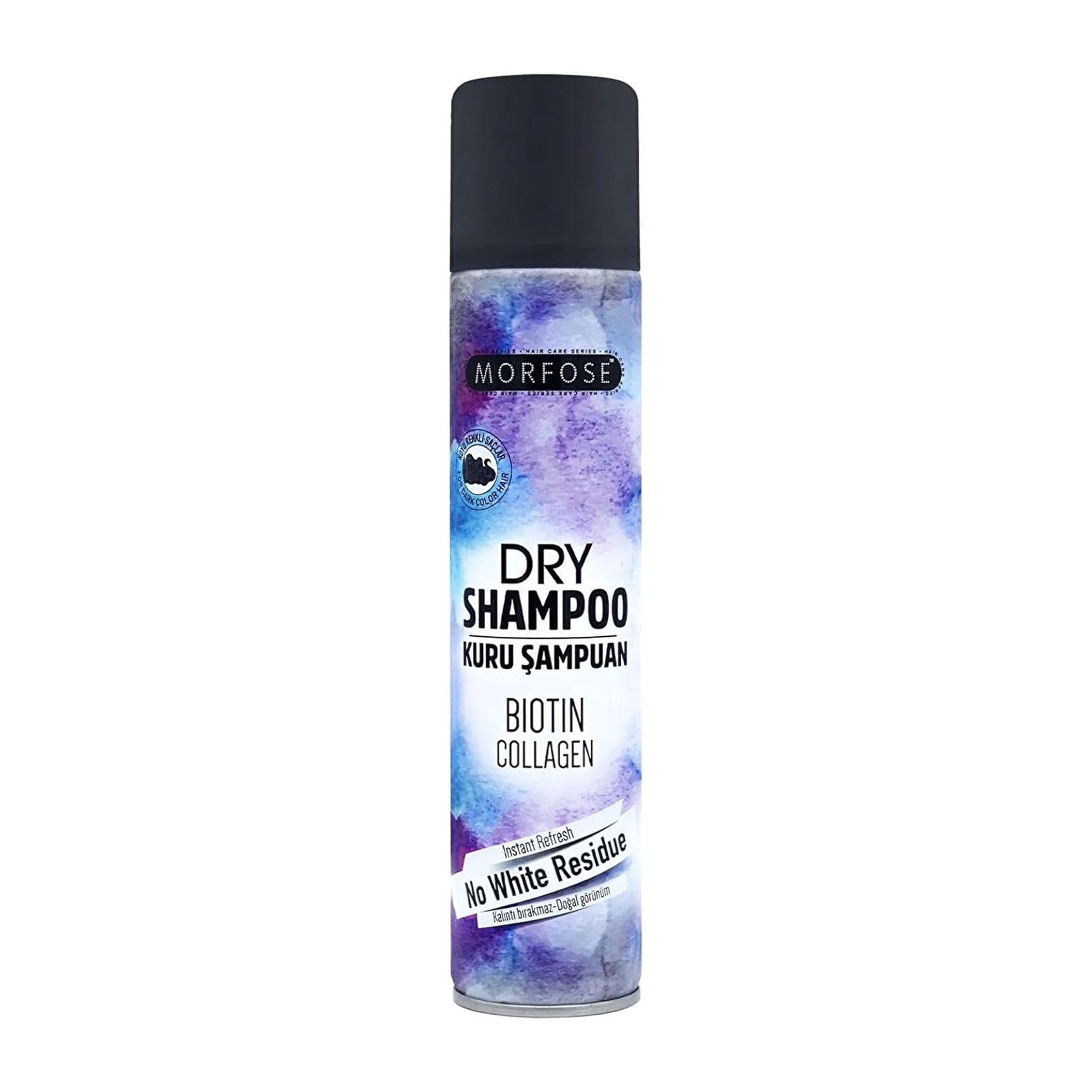 Morfose Biotin & Collagen Dry Shampoo For Dark Colored Hair - 200ml - Bloom Pharmacy