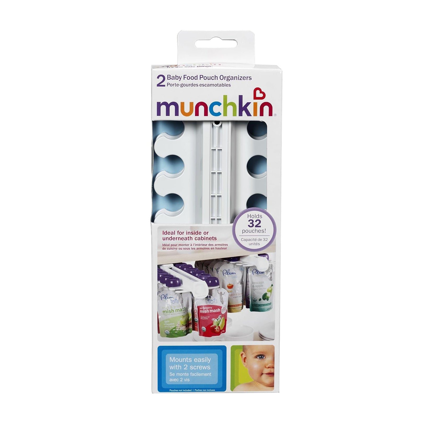 Munchkin Baby Food Pouch Organizers - 2 Pcs - Bloom Pharmacy