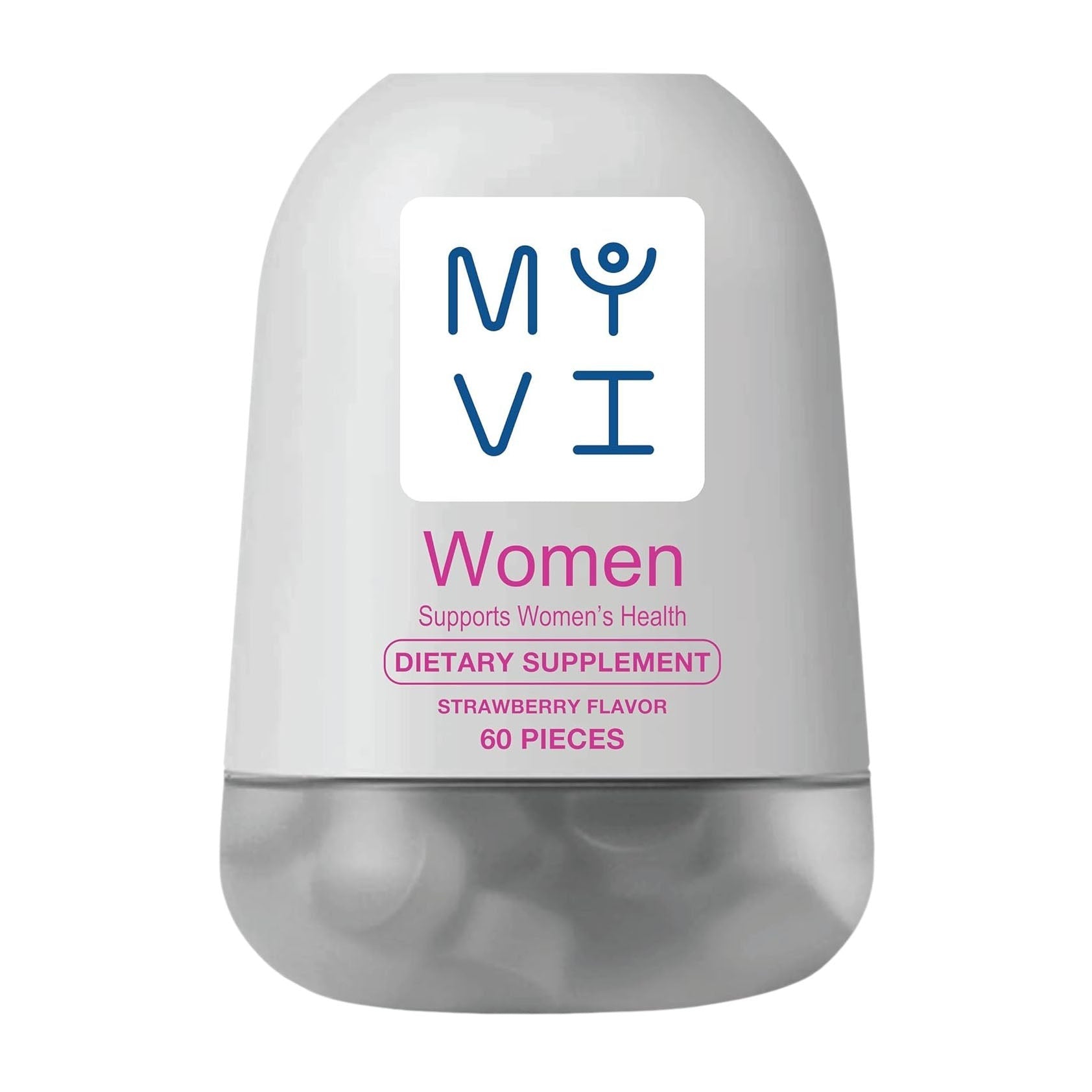 Myvi Women Dietary Supplement Gummies Strawberry Flavor - 60 Pcs - Bloom Pharmacy