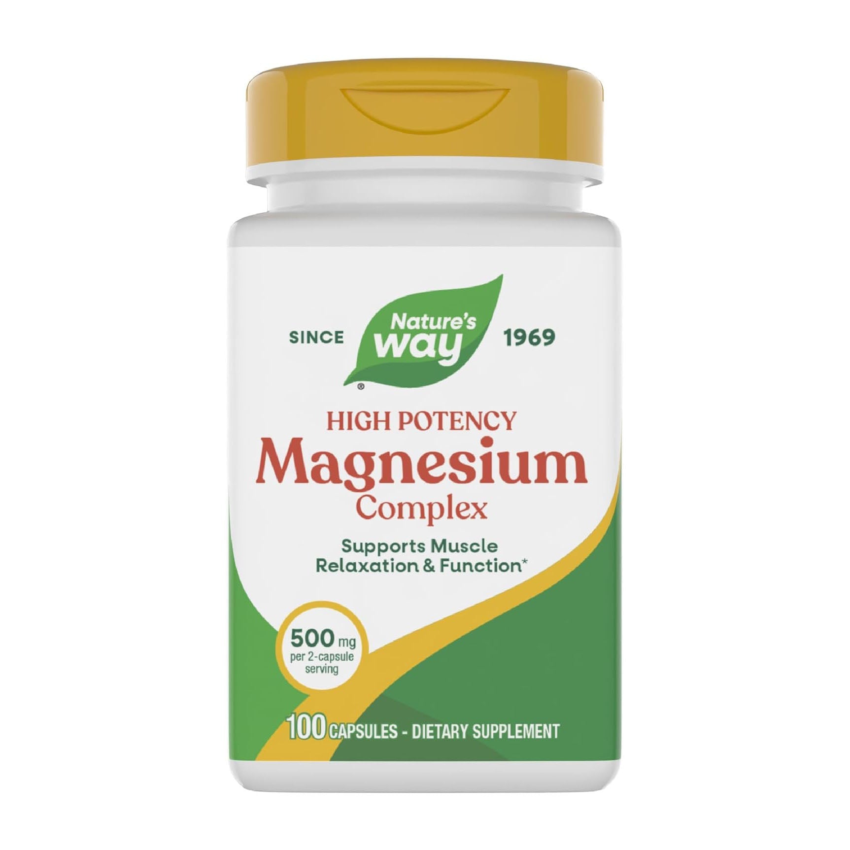 Nature's Way Magnesium Complex 500mg - 100 Capsules - Bloom Pharmacy