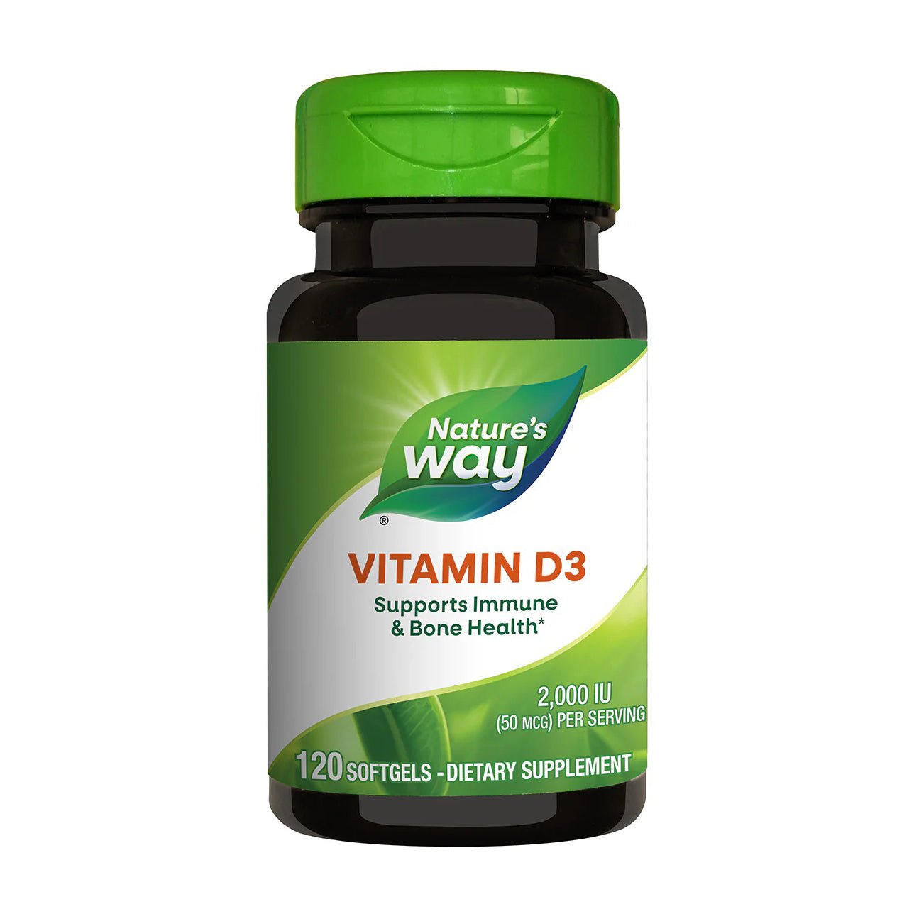 Nature’s Way Vitamin D3 - 120 Softgels - Bloom Pharmacy