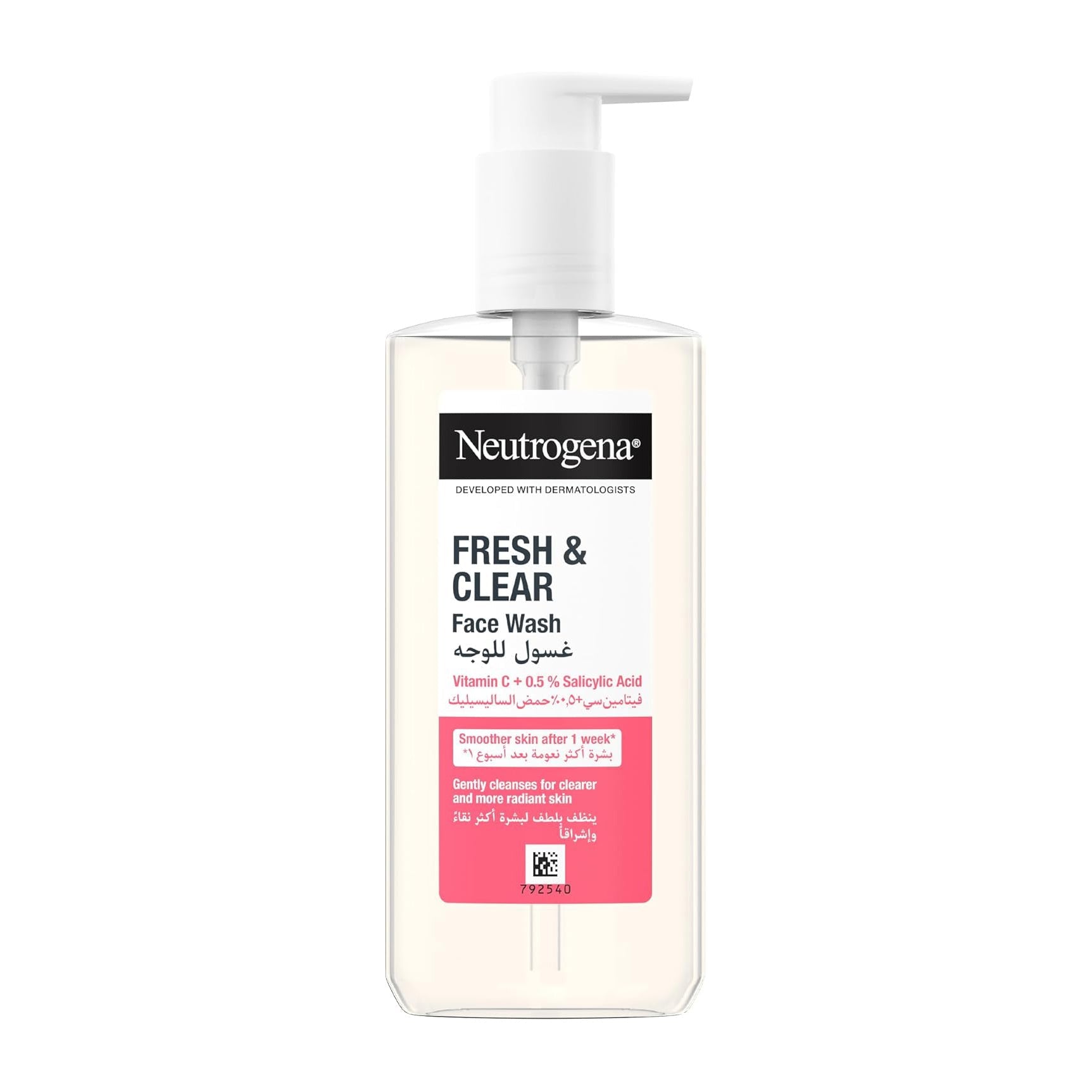 Neutrogena Fresh & Clear Vitamin C + Salicylic Acid Face Wash - 200ml - Bloom Pharmacy