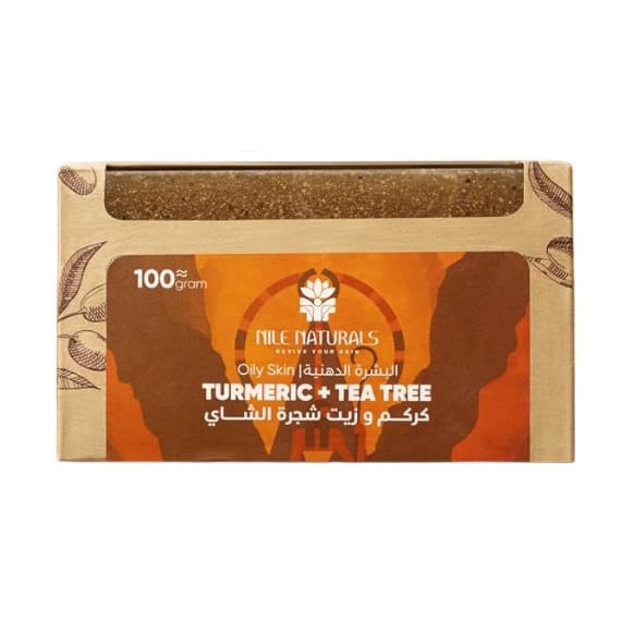 Nile Naturals Turmeric & Tea Tree Oil Bar Soap - 100gm - Bloom Pharmacy