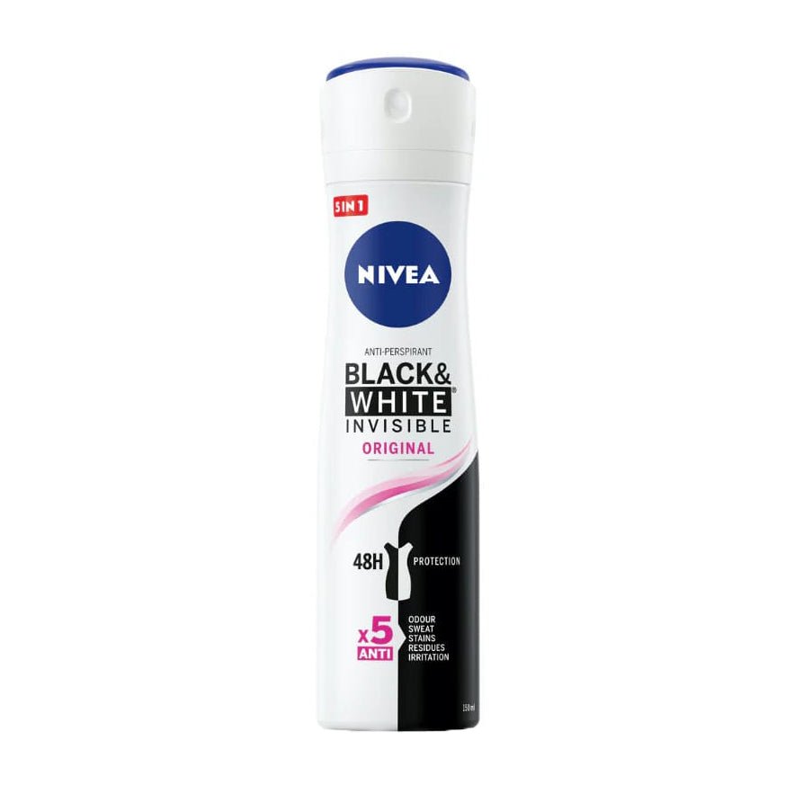 Nivea Women Black & White Invisible Original (20 % OFF) - 150ml - Bloom Pharmacy
