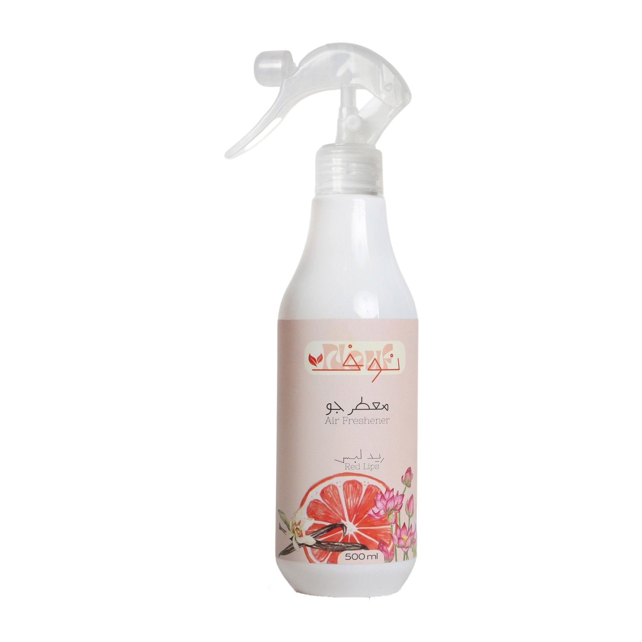 Nouf Red Lips Air Freshener Spray – 500ml - Bloom Pharmacy