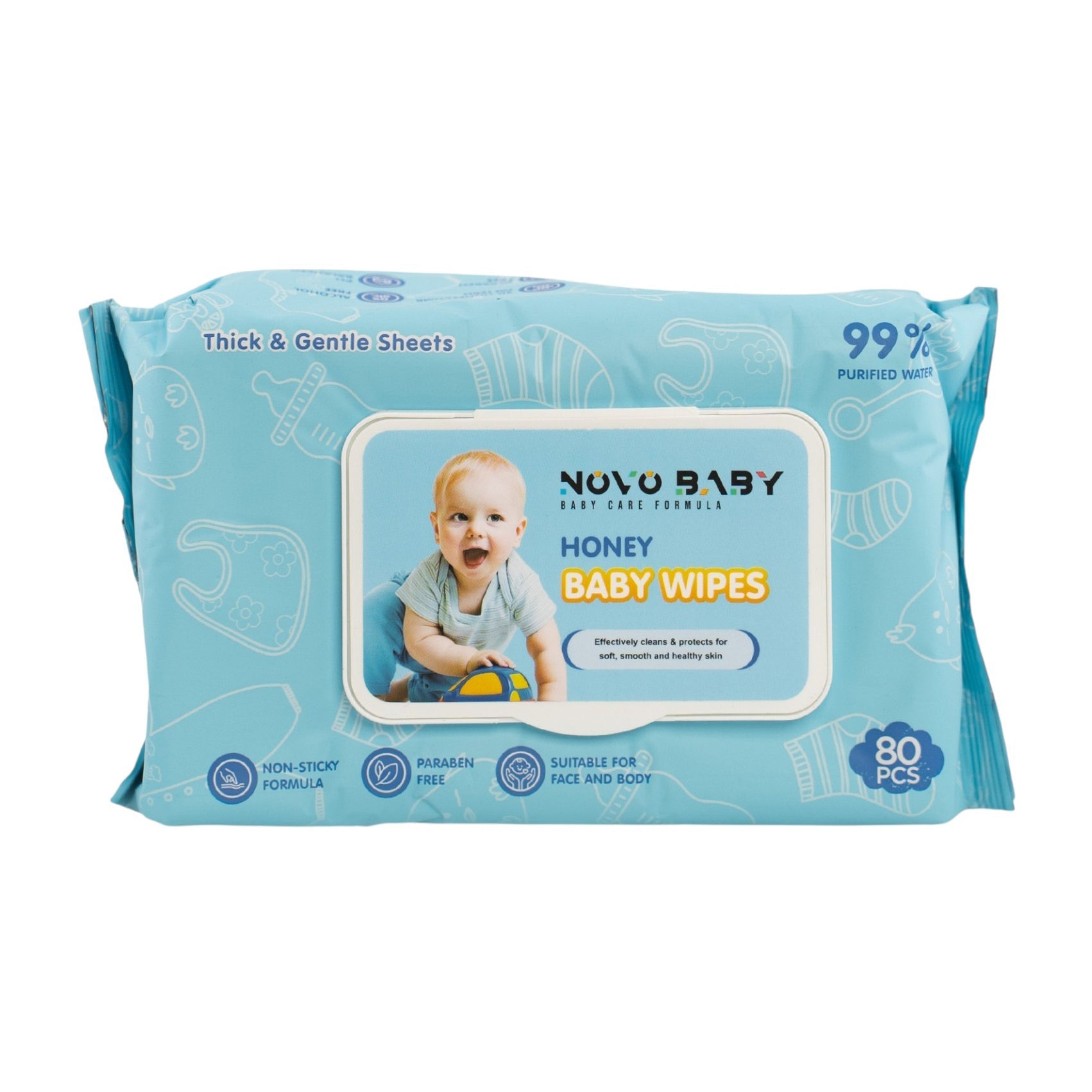 Novo Baby Honey Baby Wipes - Bloom Pharmacy