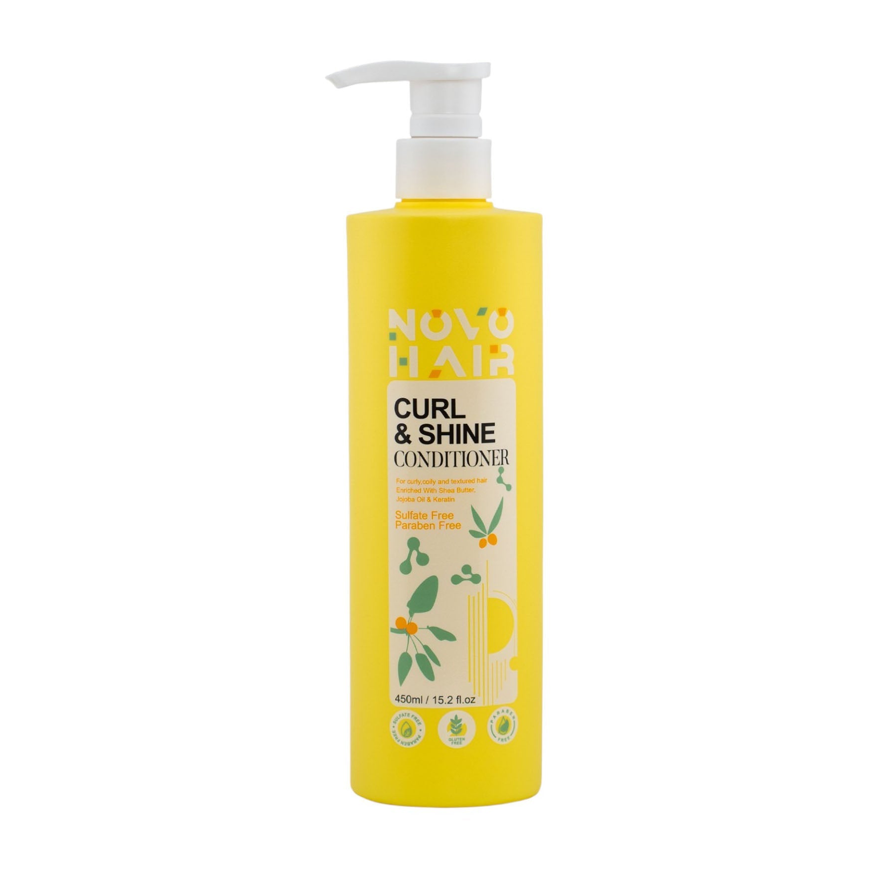 Novo Hair Curl & Shine Conditioner - 450ml - Bloom Pharmacy