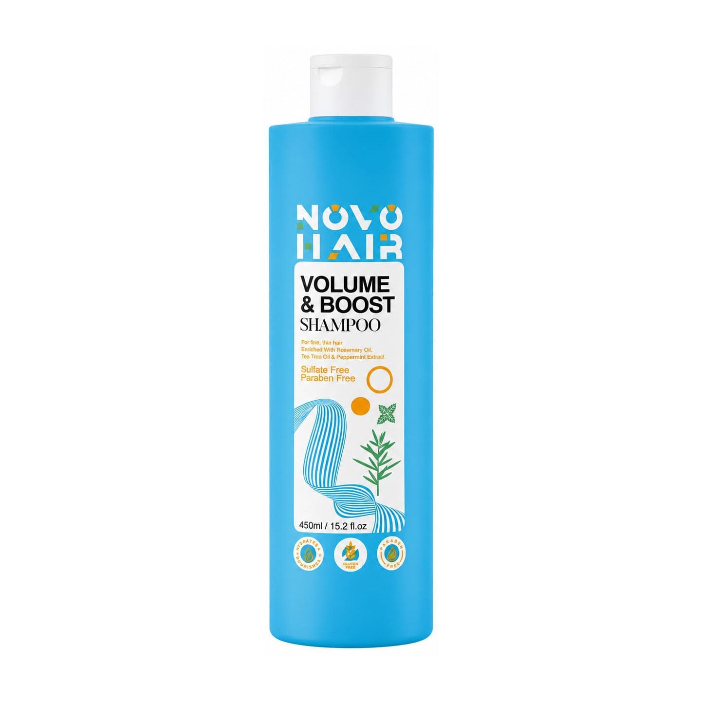 Novo Hair Volume & Boost Shampoo - 450ml - Bloom Pharmacy