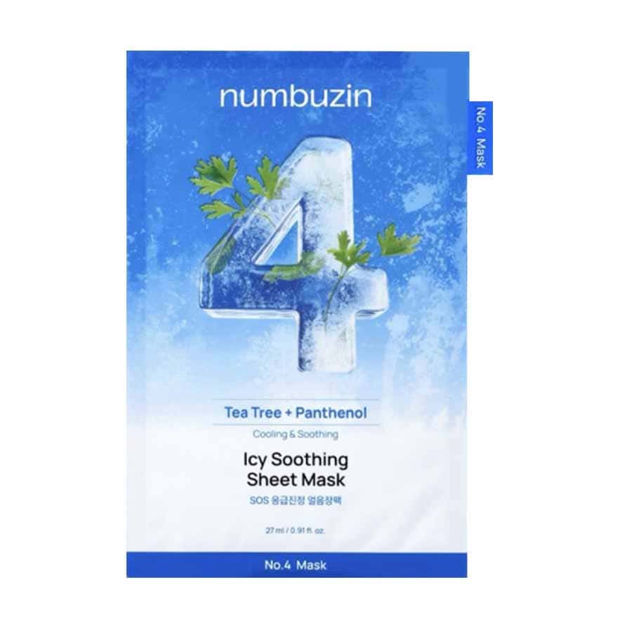 Numbuzin No.4 Icy Soothing Sheet Mask - 1 Sheet - Bloom Pharmacy
