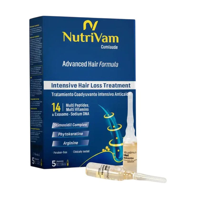 Nutrivam Advanced Anti - Hair Loss Ampoules - 5x5ml - Bloom Pharmacy