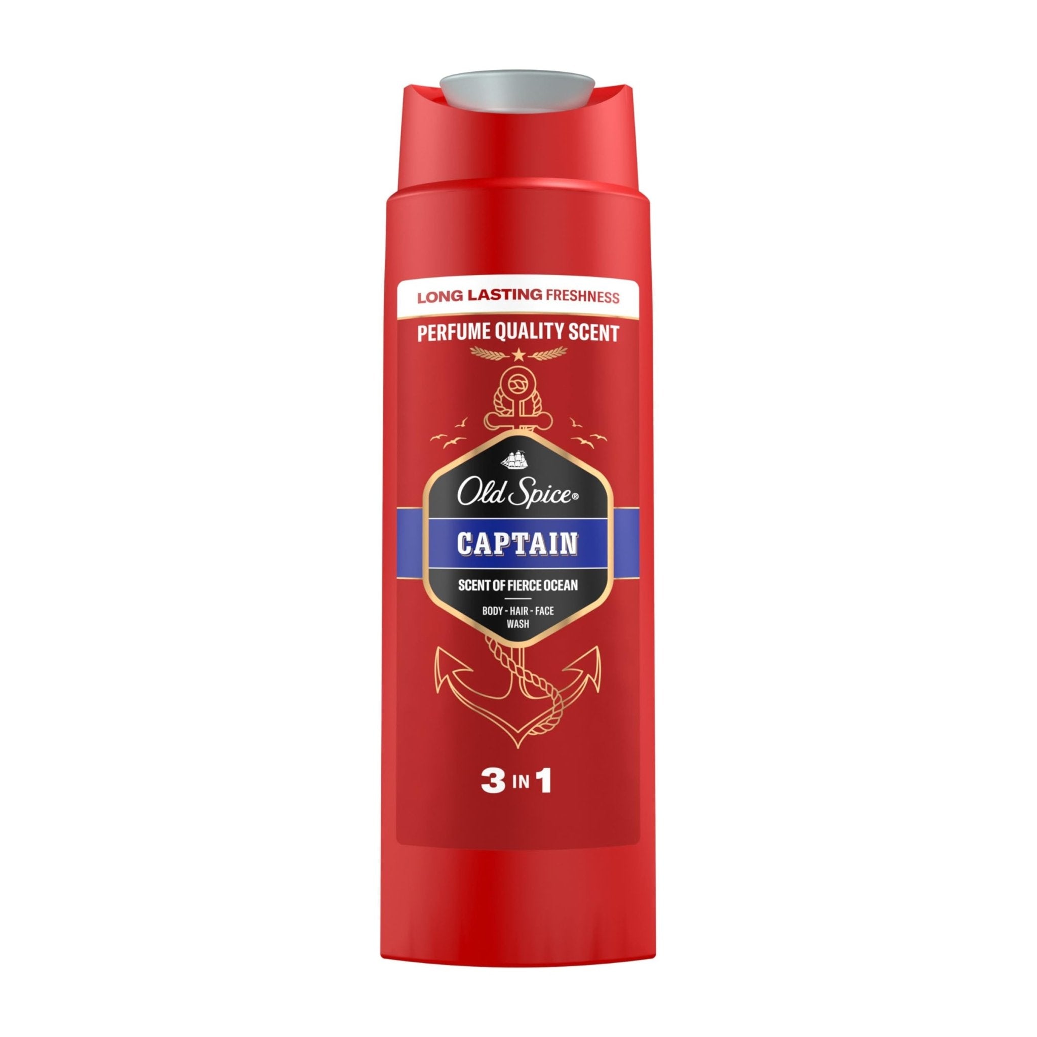 Old Spice Captin 3 In 1 Shower Gel - 400ml - Bloom Pharmacy