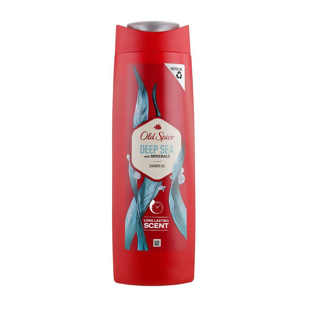 Old Spice Deep Sea With Minerals Shower Gel - 400ml - Bloom Pharmacy