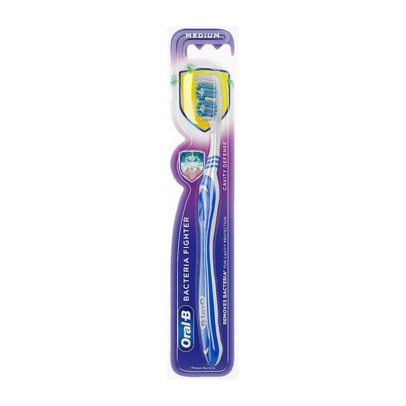 Oral - B Cavity Defense Bacteria Fighter Toothbrush - Medium - Bloom Pharmacy