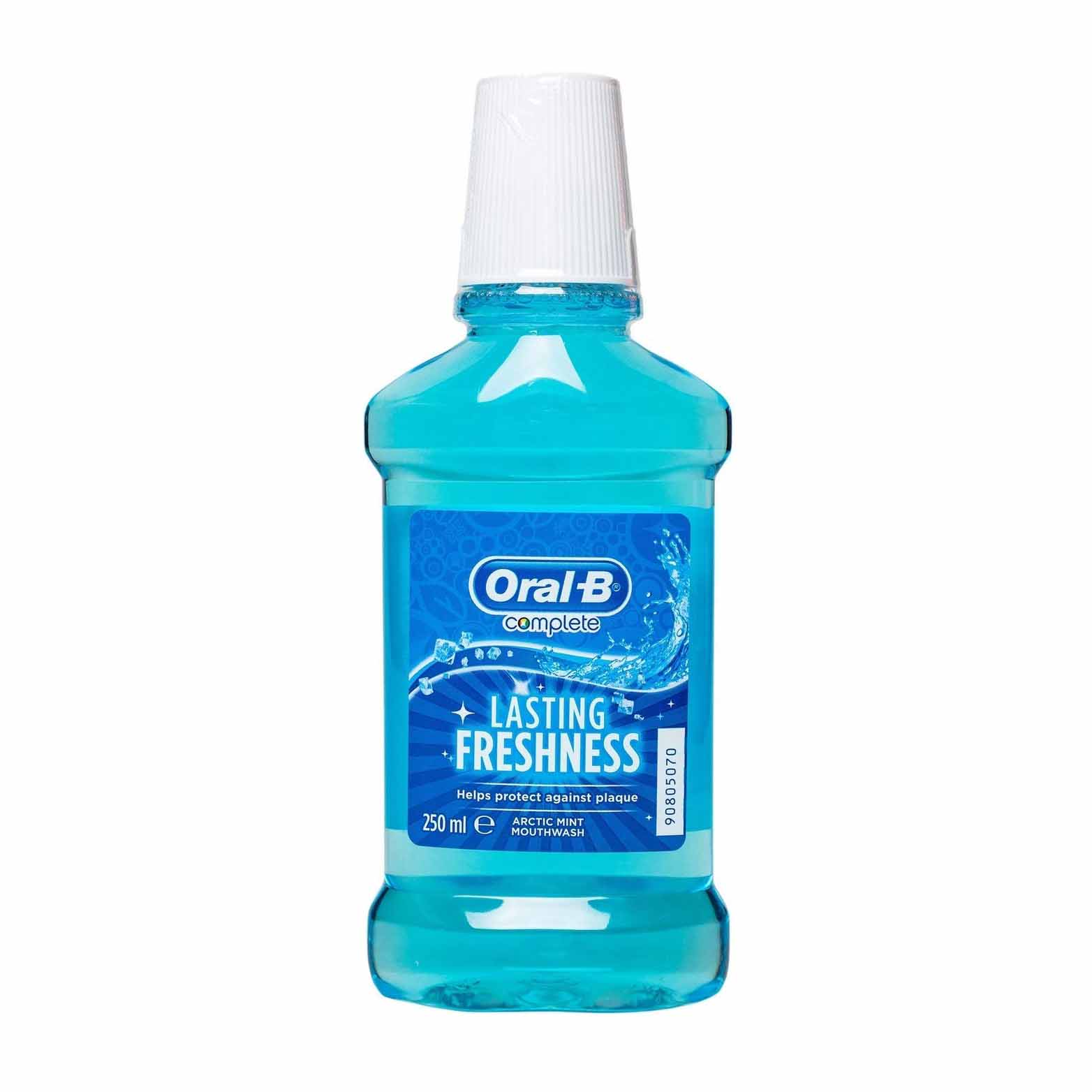 Oral B Complete Lasting Freshness Arctic Mint Mouthwash - 250ml - Bloom Pharmacy