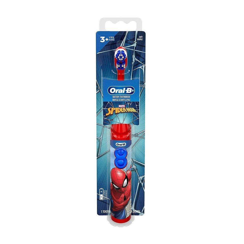 Oral-B Kid's 3+ Marvel Spiderman Battery Toothbrush - Bloom Pharmacy