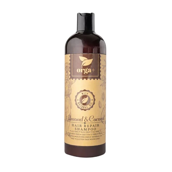 Orga Plus Almond & Coconut Hair Repair Shampoo - 500ml - Bloom Pharmacy
