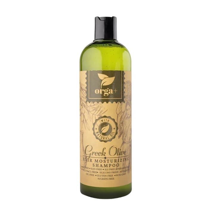 Orga Plus Greek Olive Moisturizing Shampoo - 500ml - Bloom Pharmacy