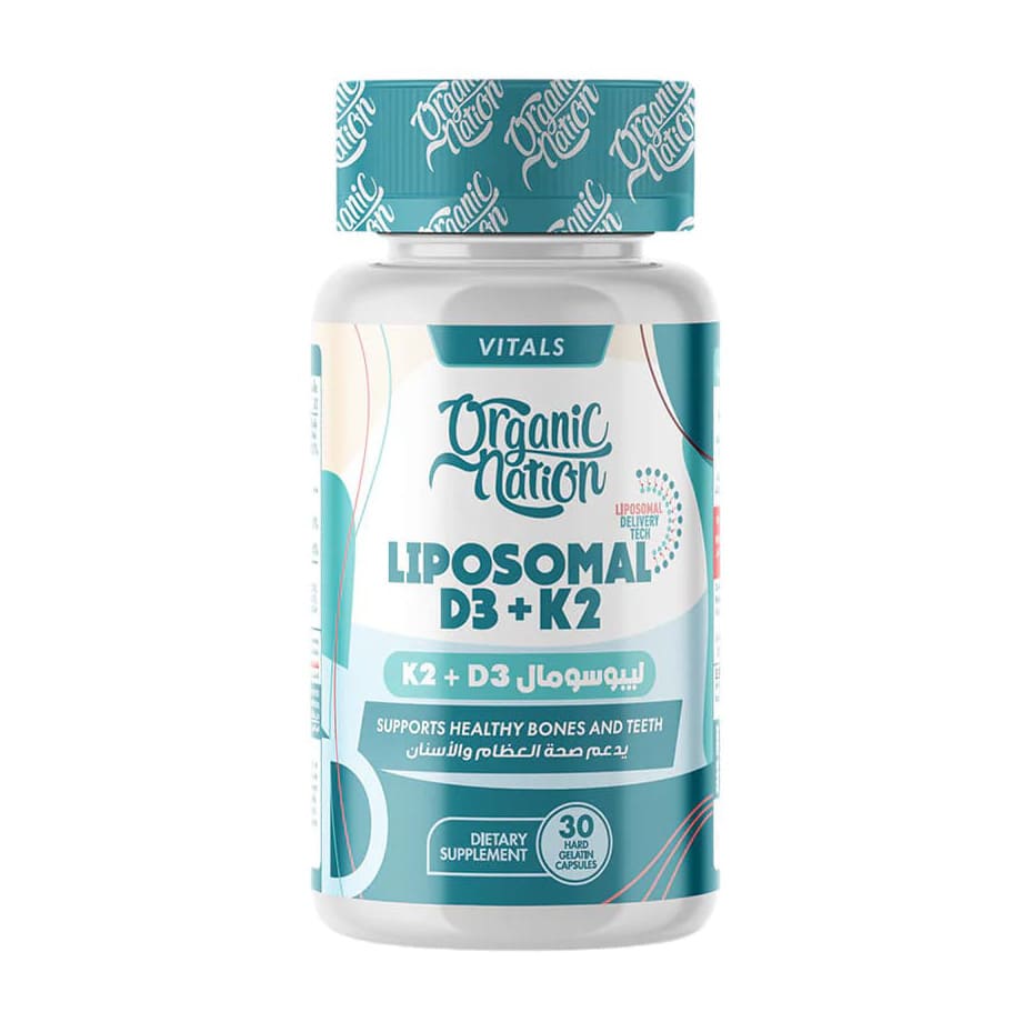 Organic Nation Liposomal D3 + K2 Capsules - 30 Capsules - Bloom Pharmacy
