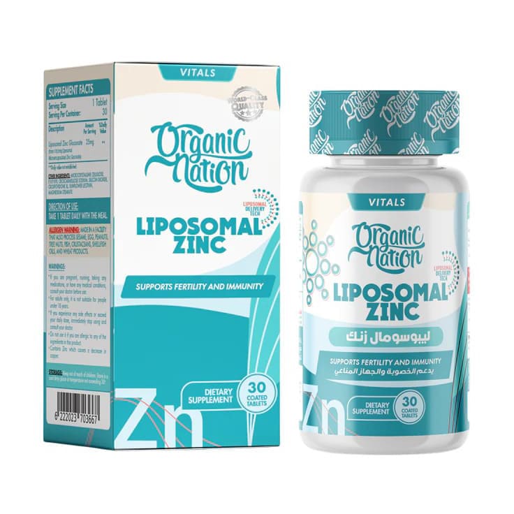 Organic Nation Liposomal Zinc Tablets - Bloom Pharmacy
