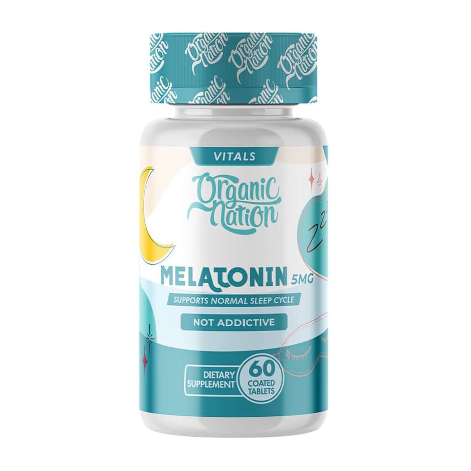 Organic Nation Melatonin 5Mg - 60 Tablets - Bloom Pharmacy
