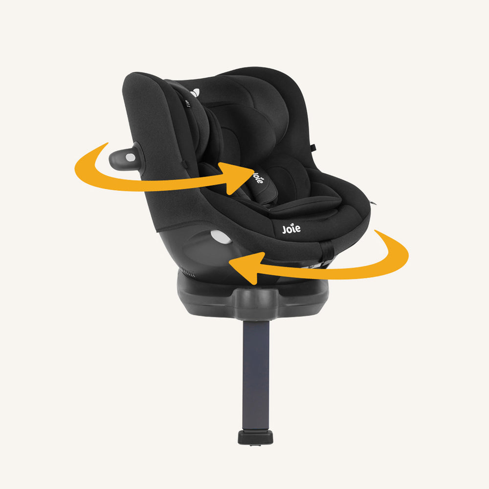Joie I-Spin 360 I-Size Spinning Car Seat For Birth To 4 Years - Shale