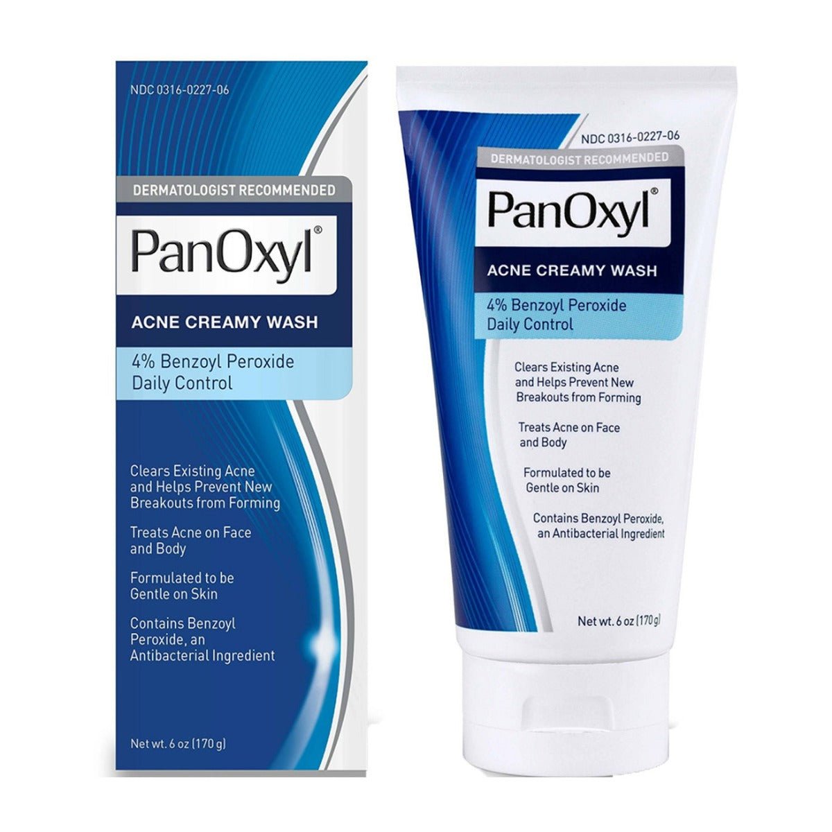 Panoxyl Acne Creamy Wash Daily Control – 170gm - Bloom Pharmacy
