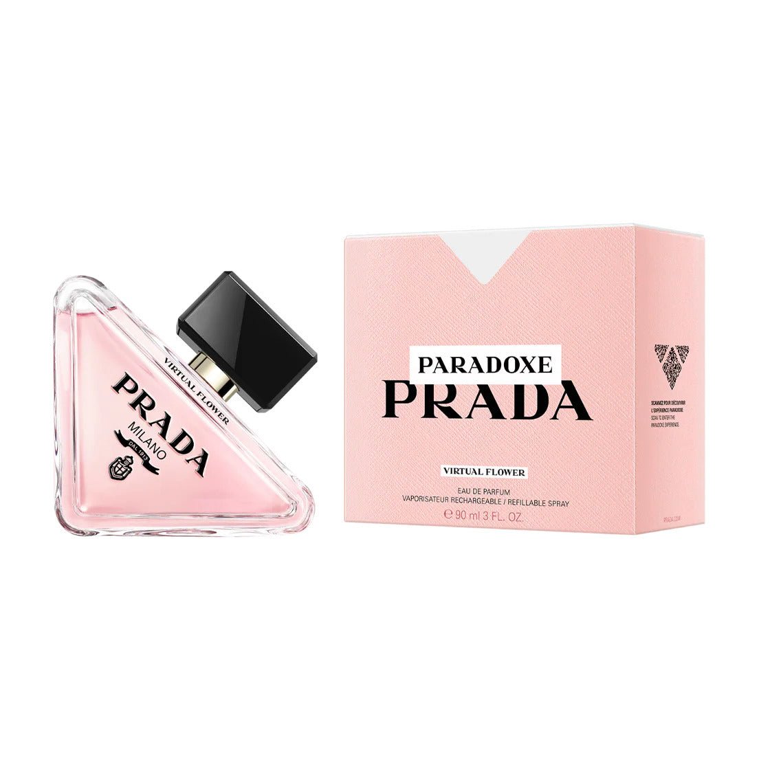 Prada Paradoxe Virtual Flower EDP Refillable For Women - 90ml - Bloom Pharmacy