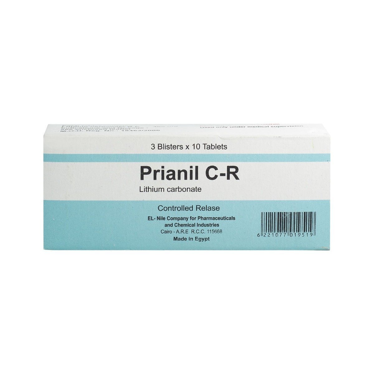 Prianil CR 400 mg - 30 Tablets - Bloom Pharmacy
