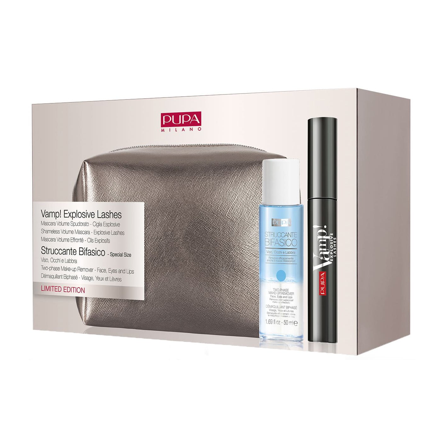 Pupa Vamp Mascara & Makeup Remover Bifasico Kit - Bloom Pharmacy