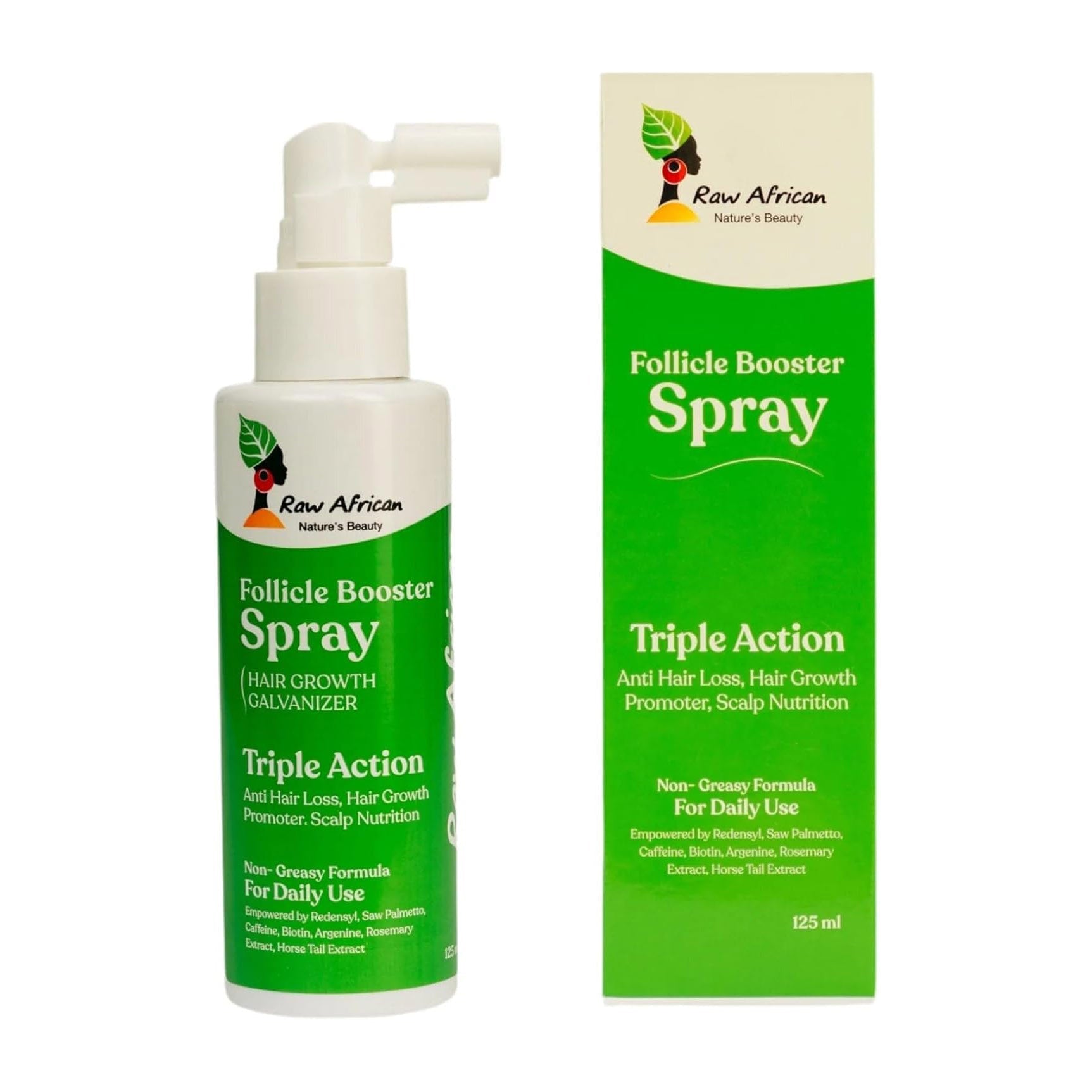Raw African Follicle Booster Spray - 125ml - Bloom Pharmacy