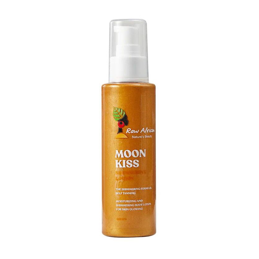 Raw African Moon Kiss Shimmering Lotion – 120ml - Bloom Pharmacy