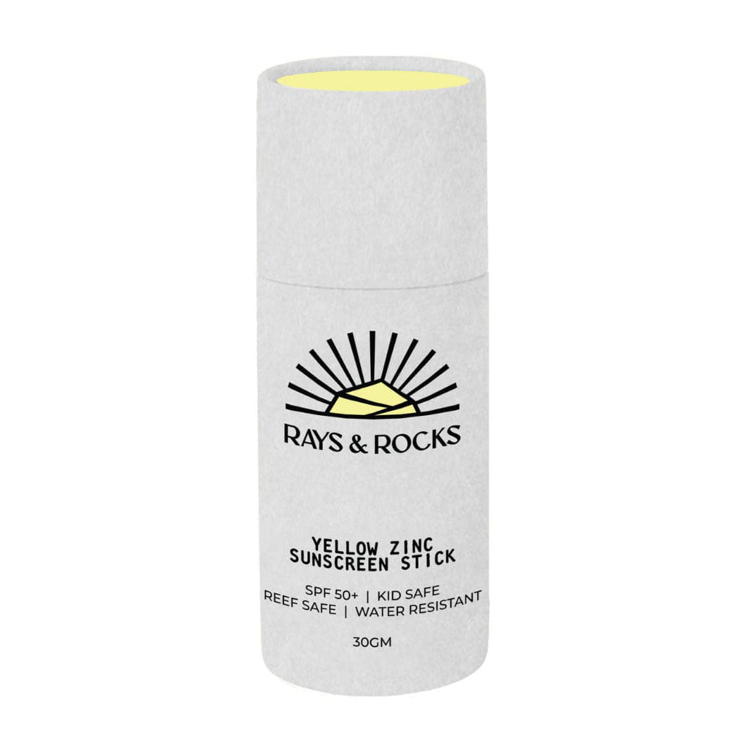 Rays & Rocks Yellow Zinc SPF 50+ Sunscreen Stick - 30gm - Bloom Pharmacy