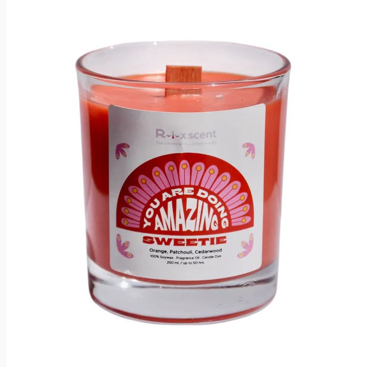 Relaxscent You Are Doing Amazing Sweetie Wood Wick Candle - 250ml - Bloom Pharmacy