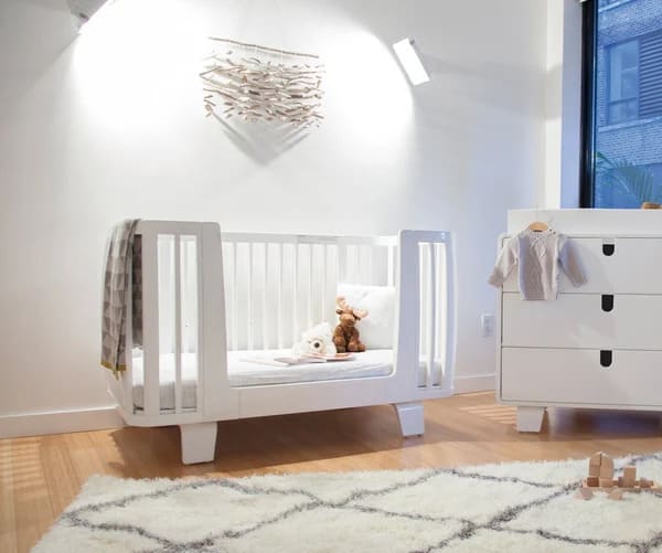Bloom Retro Toddler Rail - Coconut White