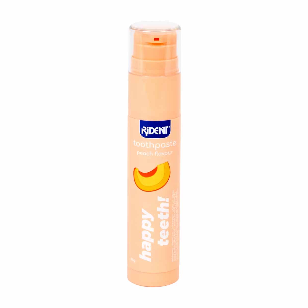 Rident Peach Flavor Toothpaste - 60gm - Bloom Pharmacy