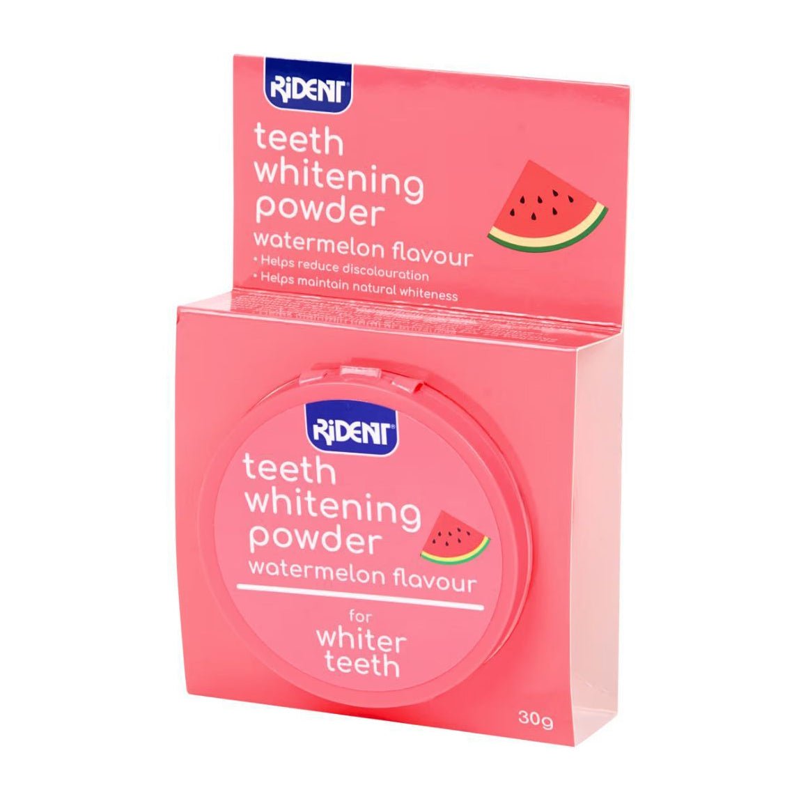 Rident Teeth Whitening Powder Watermelon - 30gm - Bloom Pharmacy