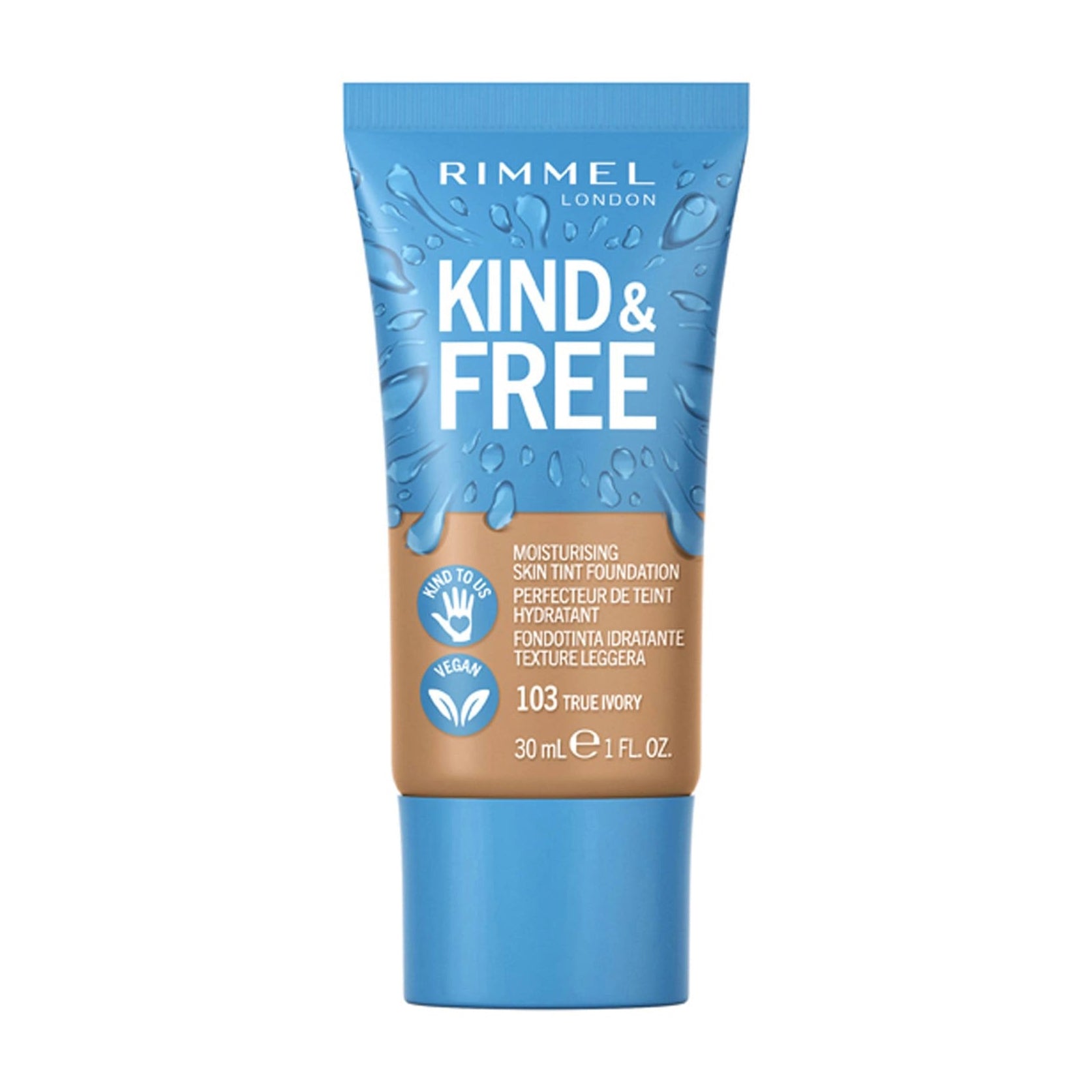 Rimmel London Kind & Free Moisturising Skin Tint Foundation - 30ml - Bloom Pharmacy