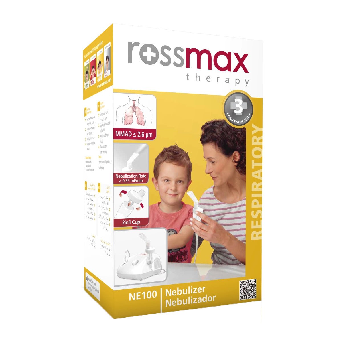 Rossmax Piston Nebulizer - Ne100 - Bloom Pharmacy