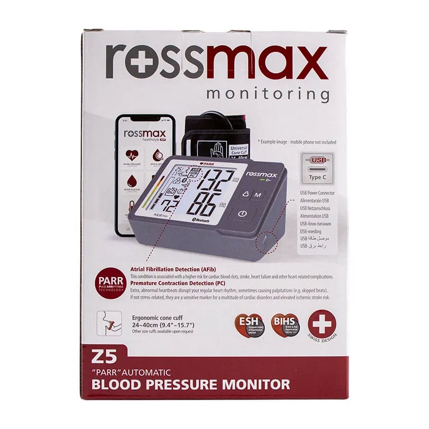 Rossmax Z5 Blood Pressure Monitor - Bloom Pharmacy
