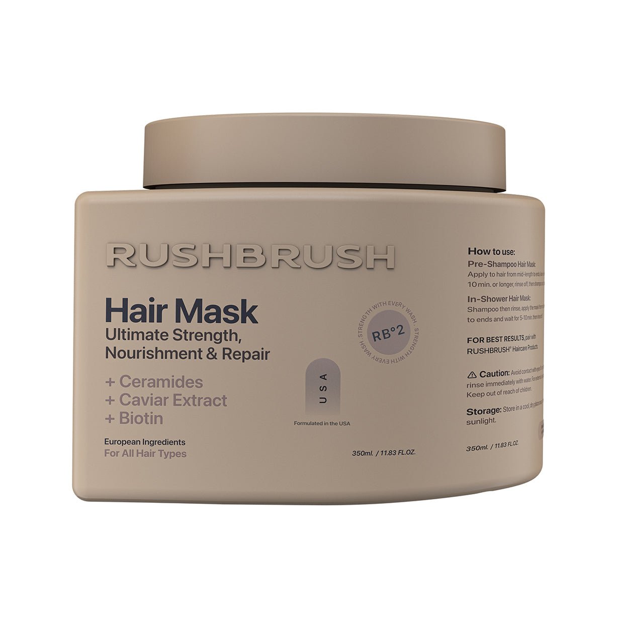 Rush Brush Hair Rb°2 Hair Mask – 500ml - Bloom Pharmacy