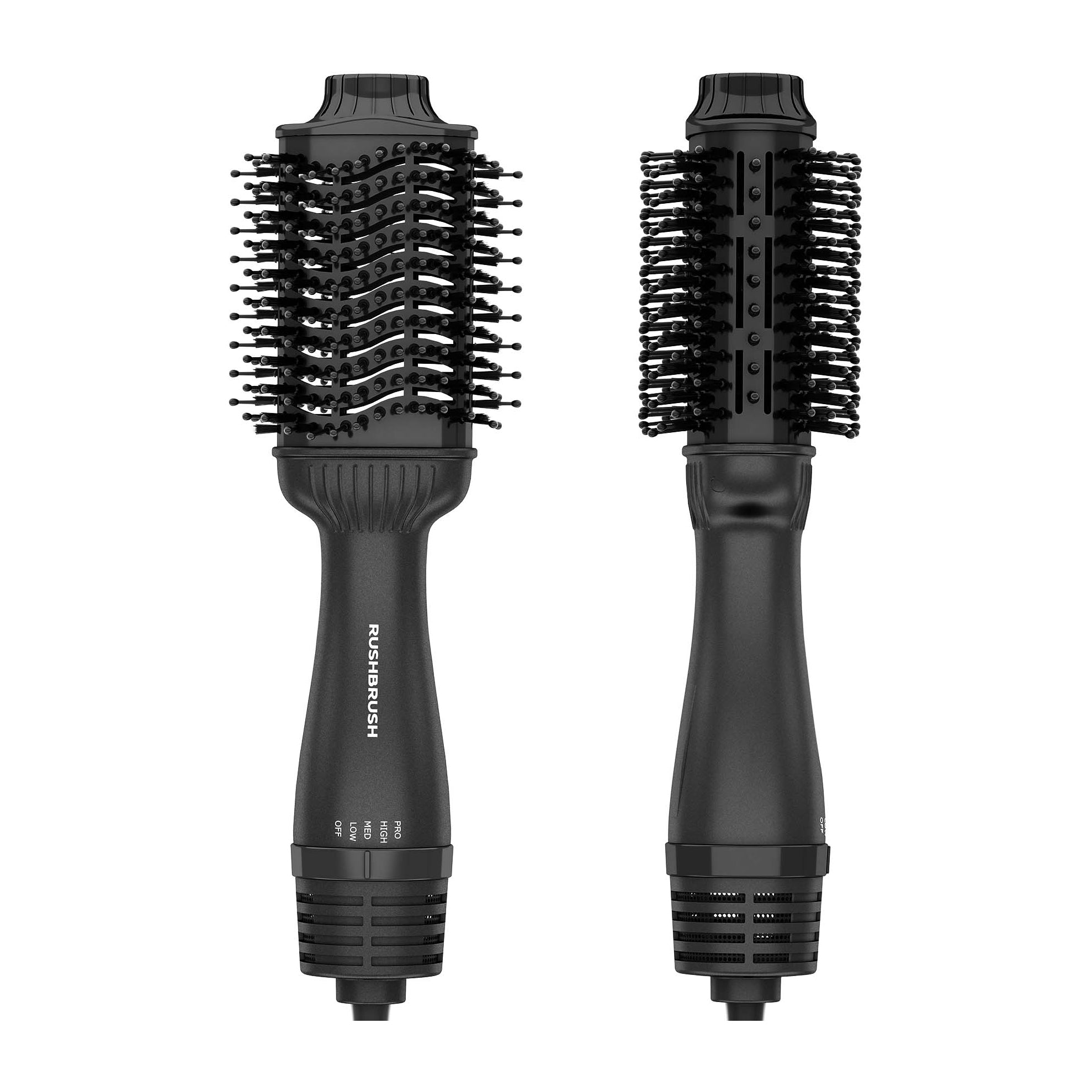 Rush Brush V3 Pro Fastest Volumizing Hair Brush - Black - Bloom Pharmacy